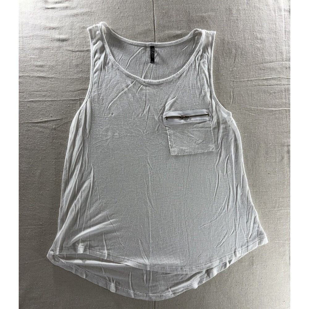 SPLASH White Tank Top - Size L